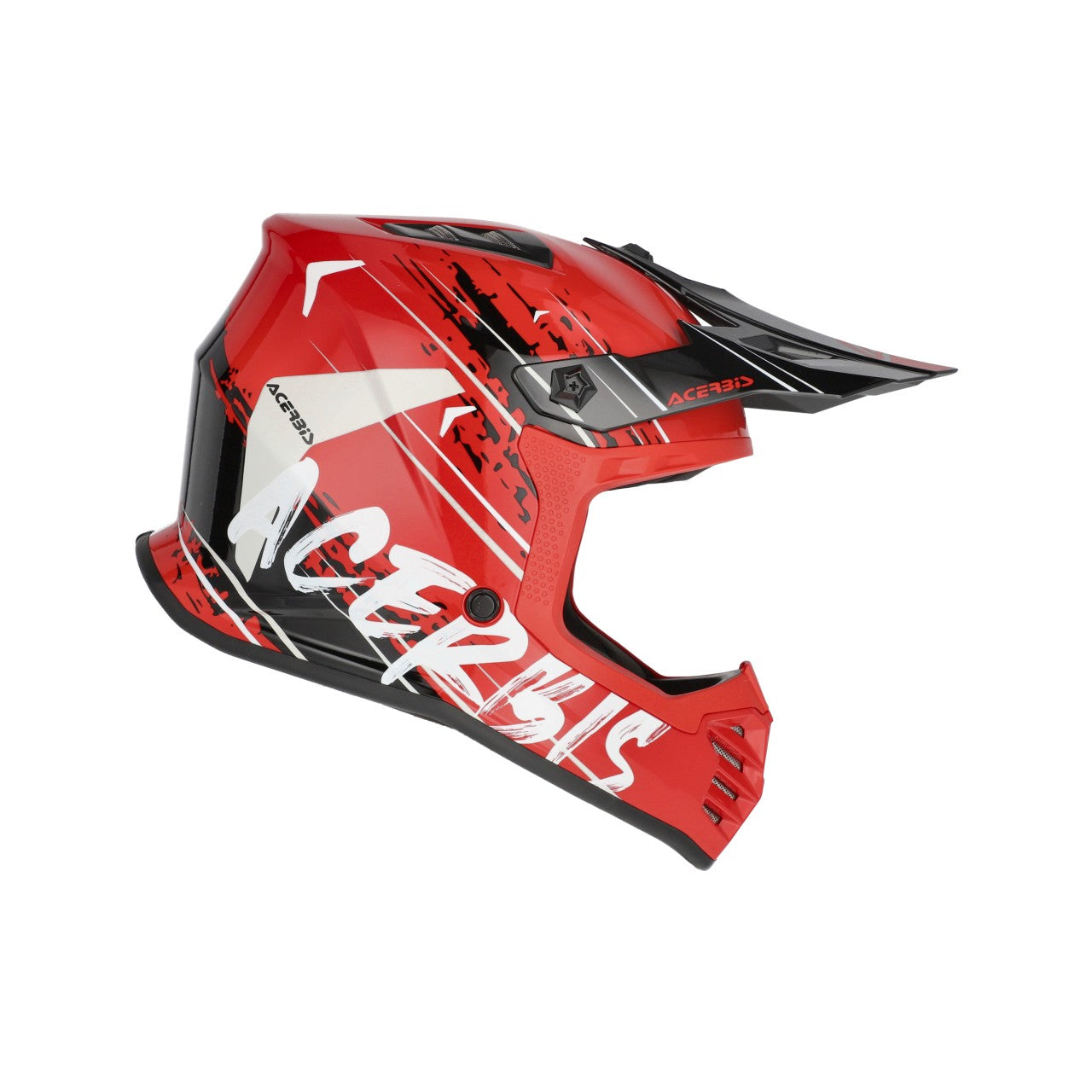 Acerbis Helm Profile Junior schwarz-rot glossy