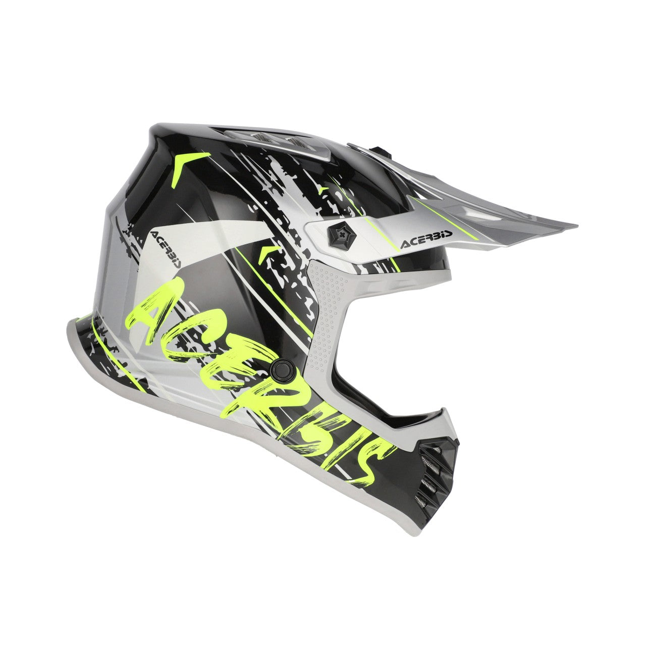 Acerbis Helm Profile Junior schwarz-gelb-fluo glossy