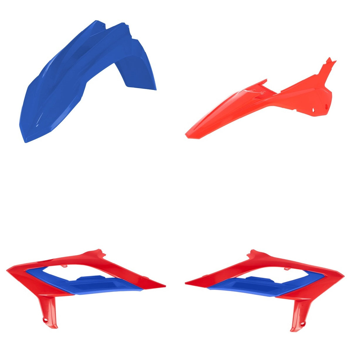 Acerbis Plastik Kit passend für Beta rot-blau / 3tlg.