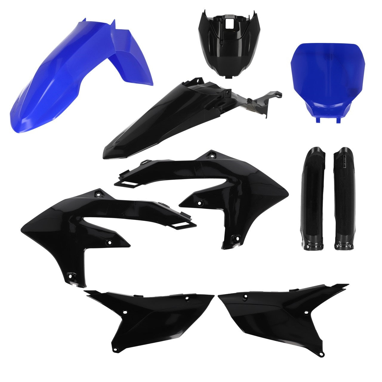 Acerbis Plastik Full Kit passend für Yamaha schwarz-blau / 7tlg.