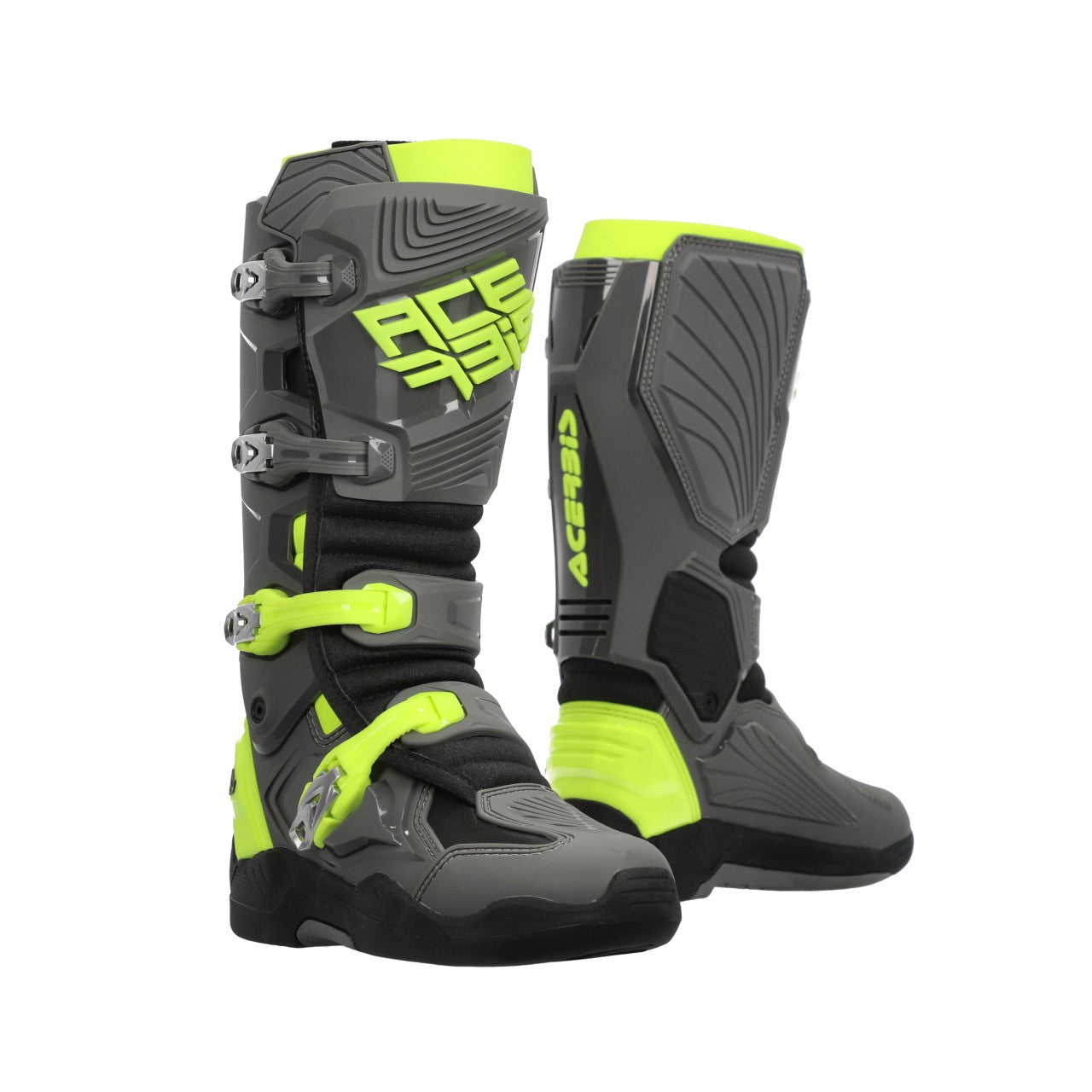 Acerbis Stiefel Whoops grau-gelb-fluo