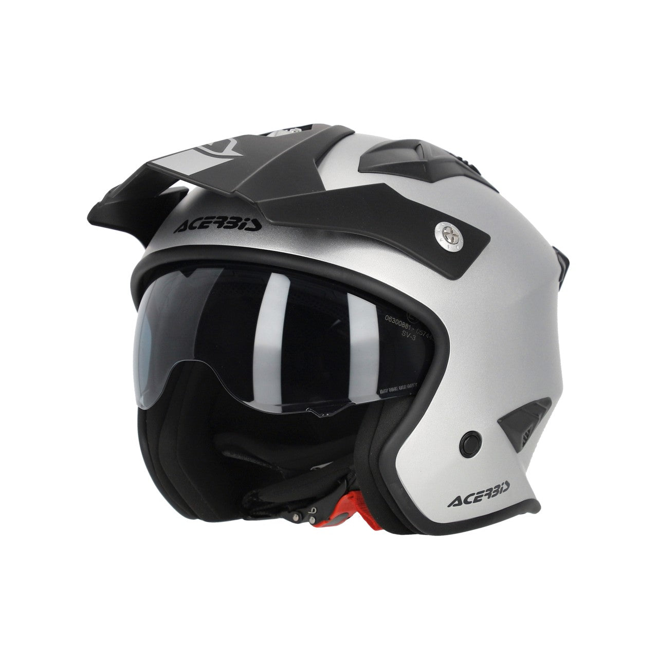 Acerbis Helm Jet Aria Matallic silber