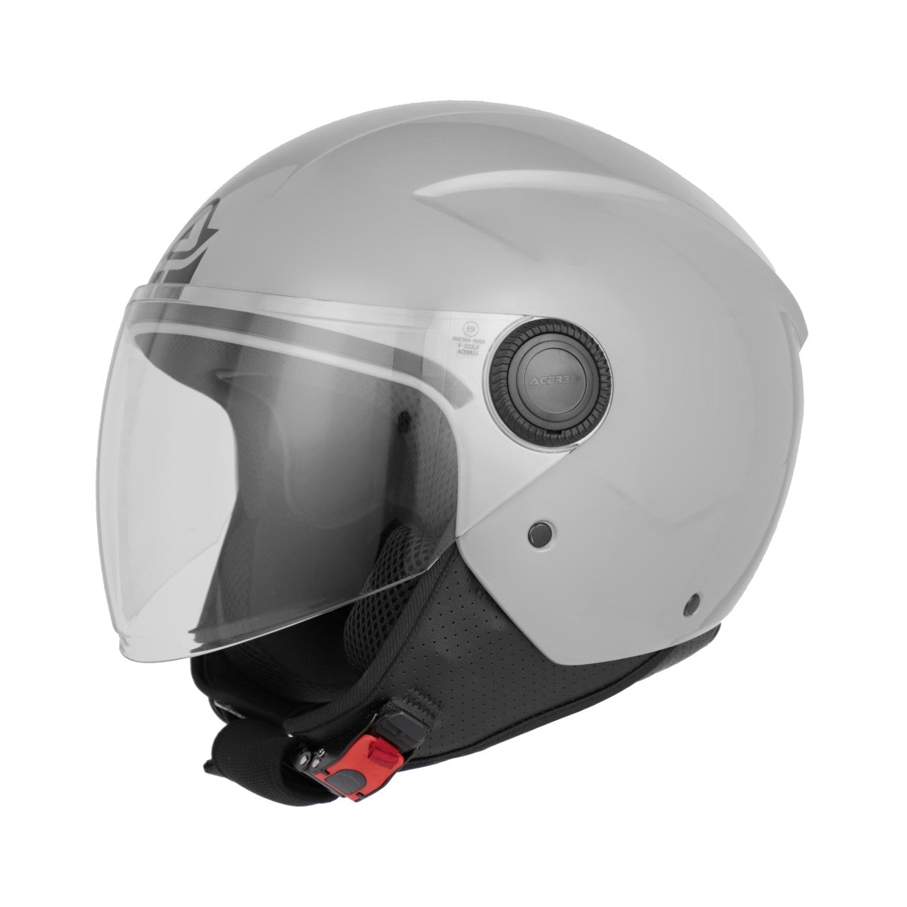 Acerbis Helm Jet Brezza grau glossy