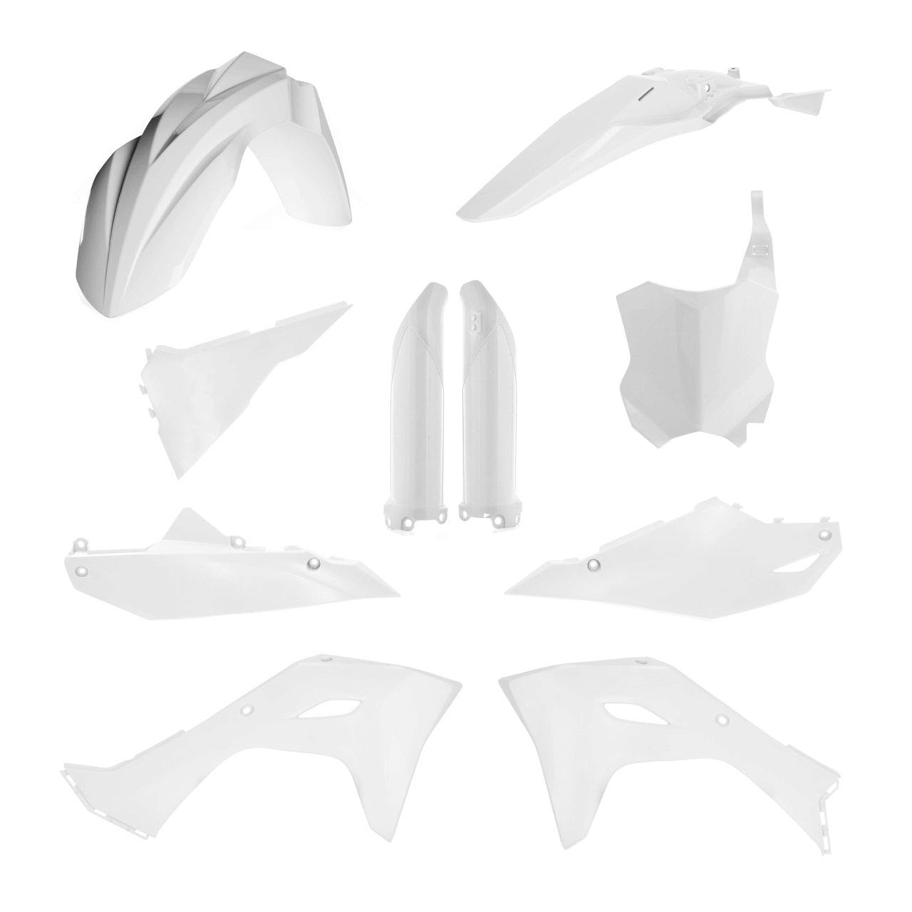 Acerbis Plastik Full Kit passend für Kawasaki weiß / 7tlg.