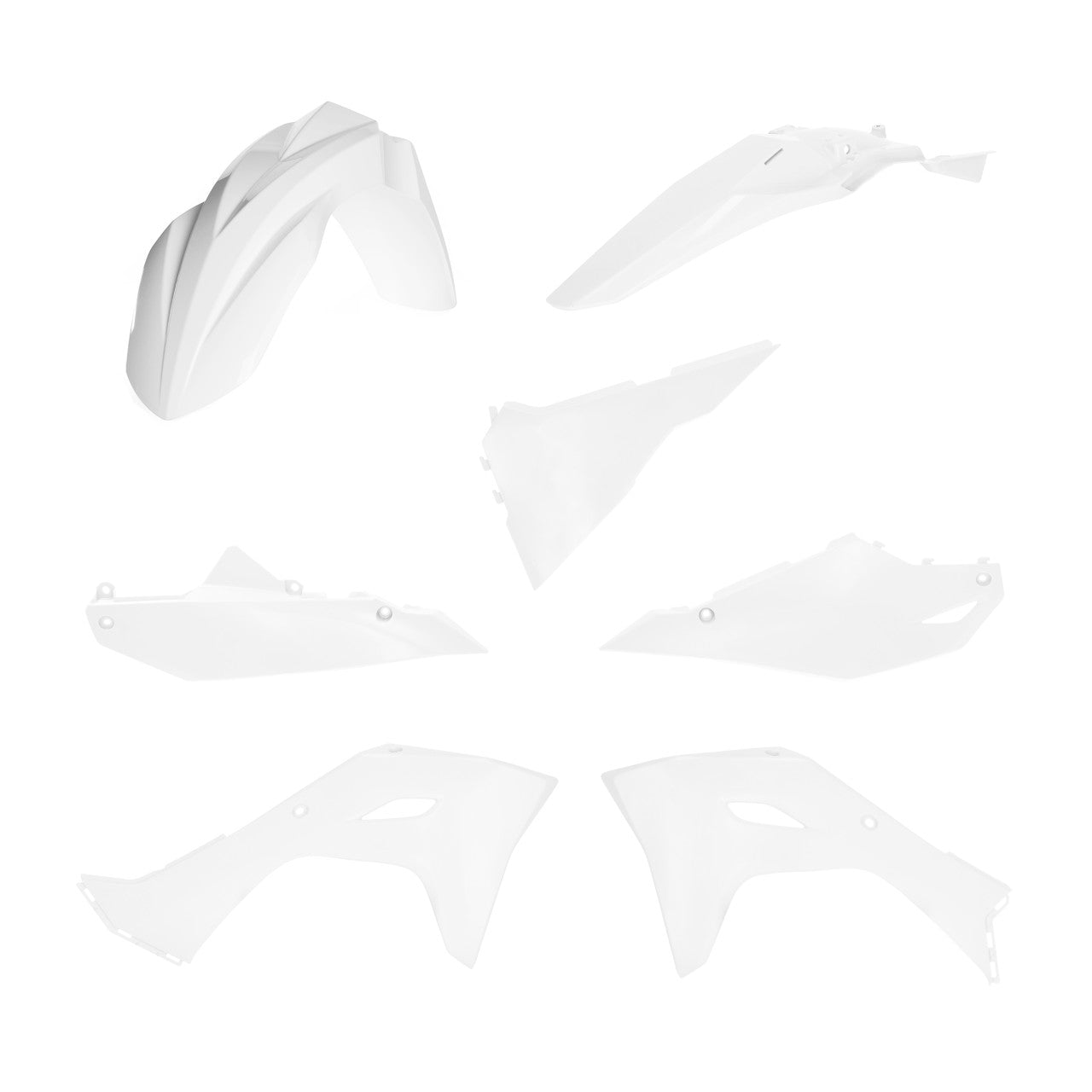 Acerbis Plastik Kit passend für Kawasaki weiß / 5tlg.