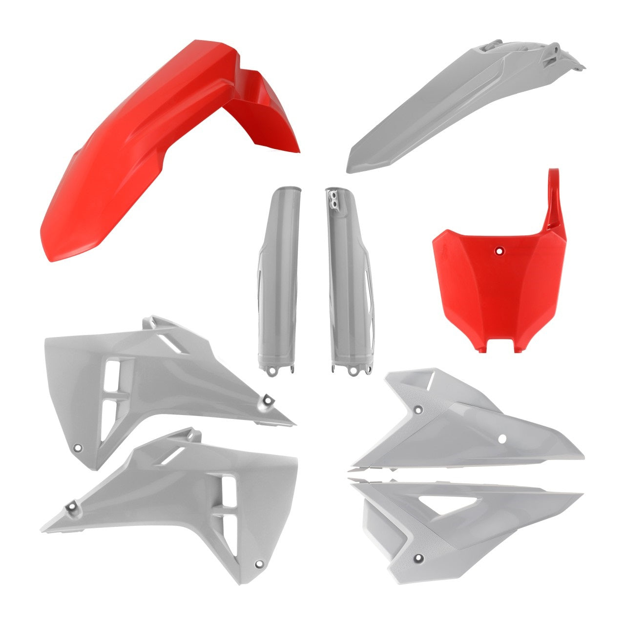 Acerbis Plastik Full Kit passend für Honda rot-grau / 6tlg.