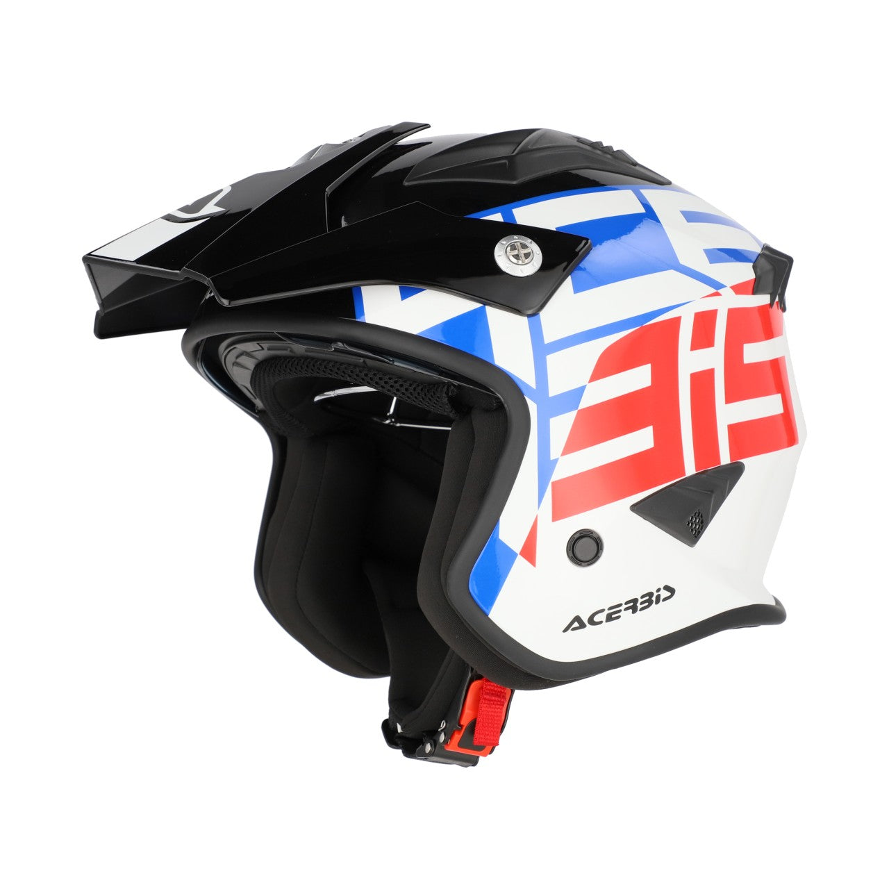 Acerbis Helm Jet Aria 2206 Sport weiß-blau-rot glossy