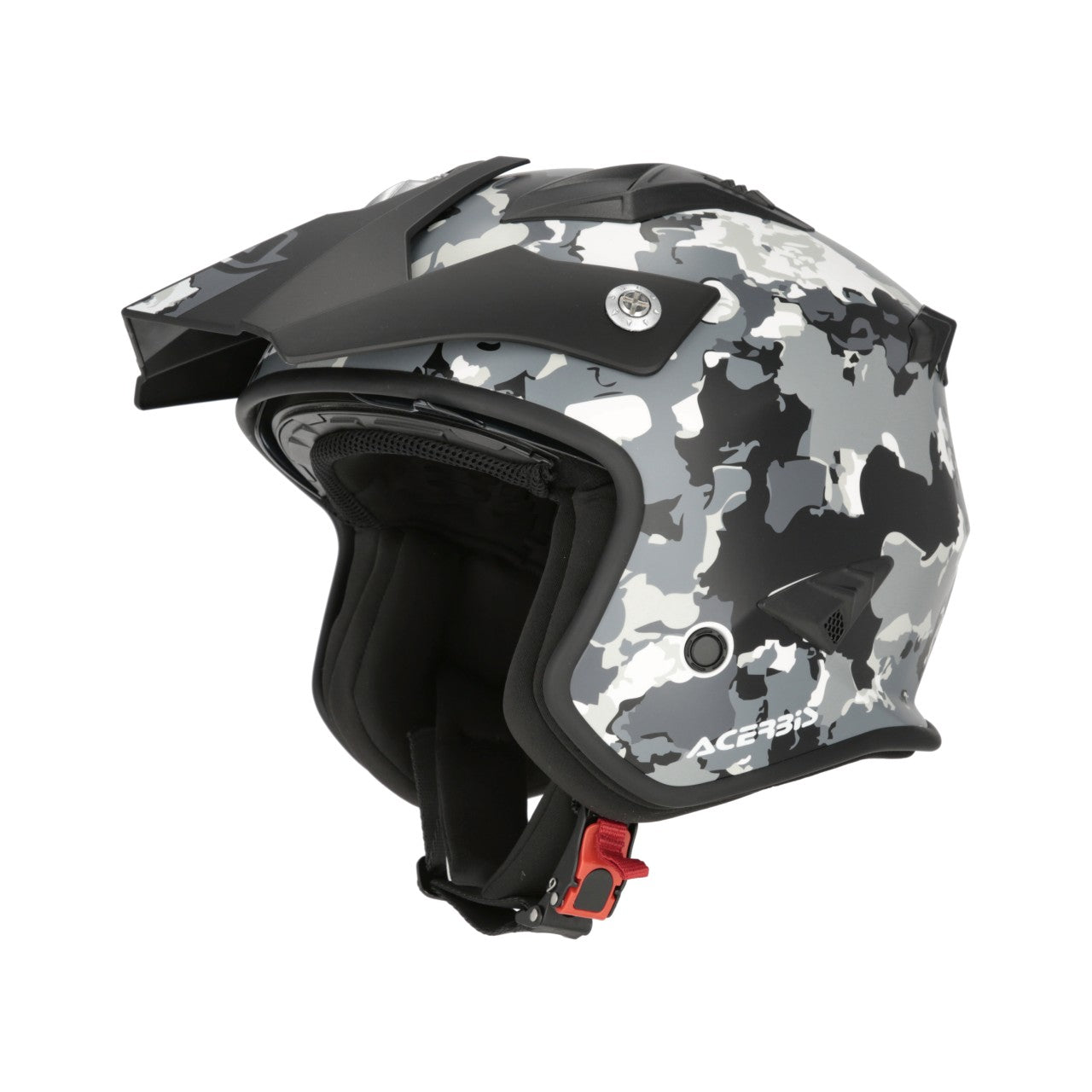 Acerbis Helm Jet Aria 2206 Sport grau-schwarz matt