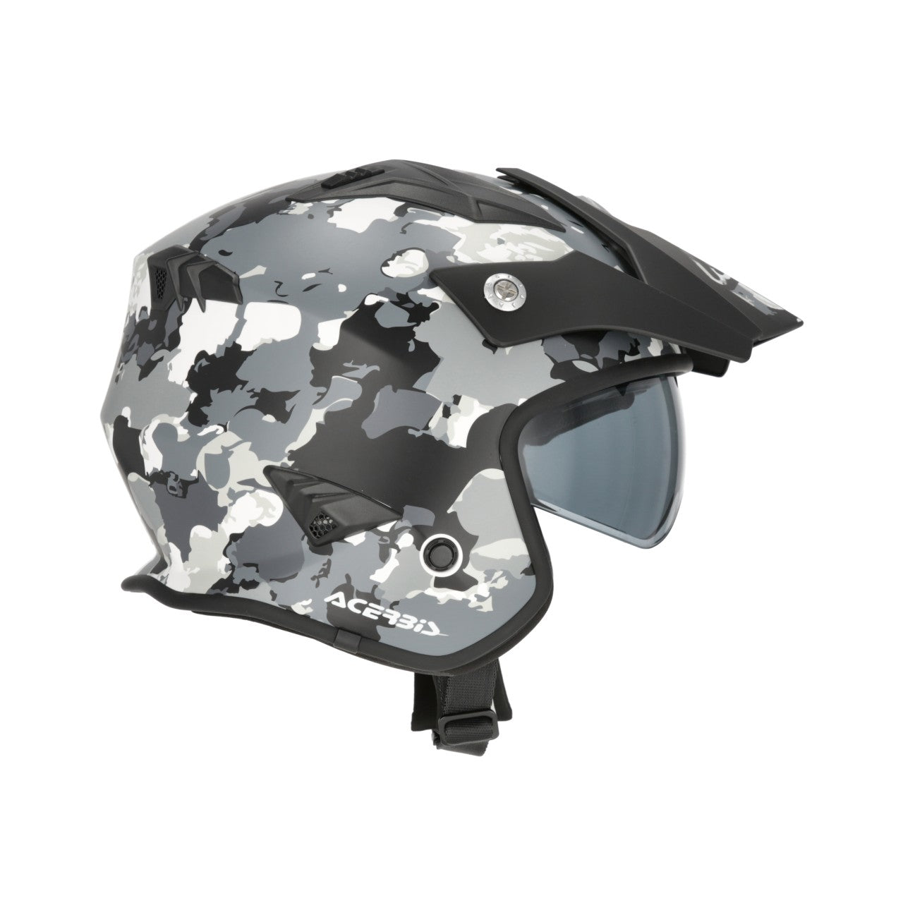 Acerbis Helm Jet Aria 2206 Sport grau-schwarz matt