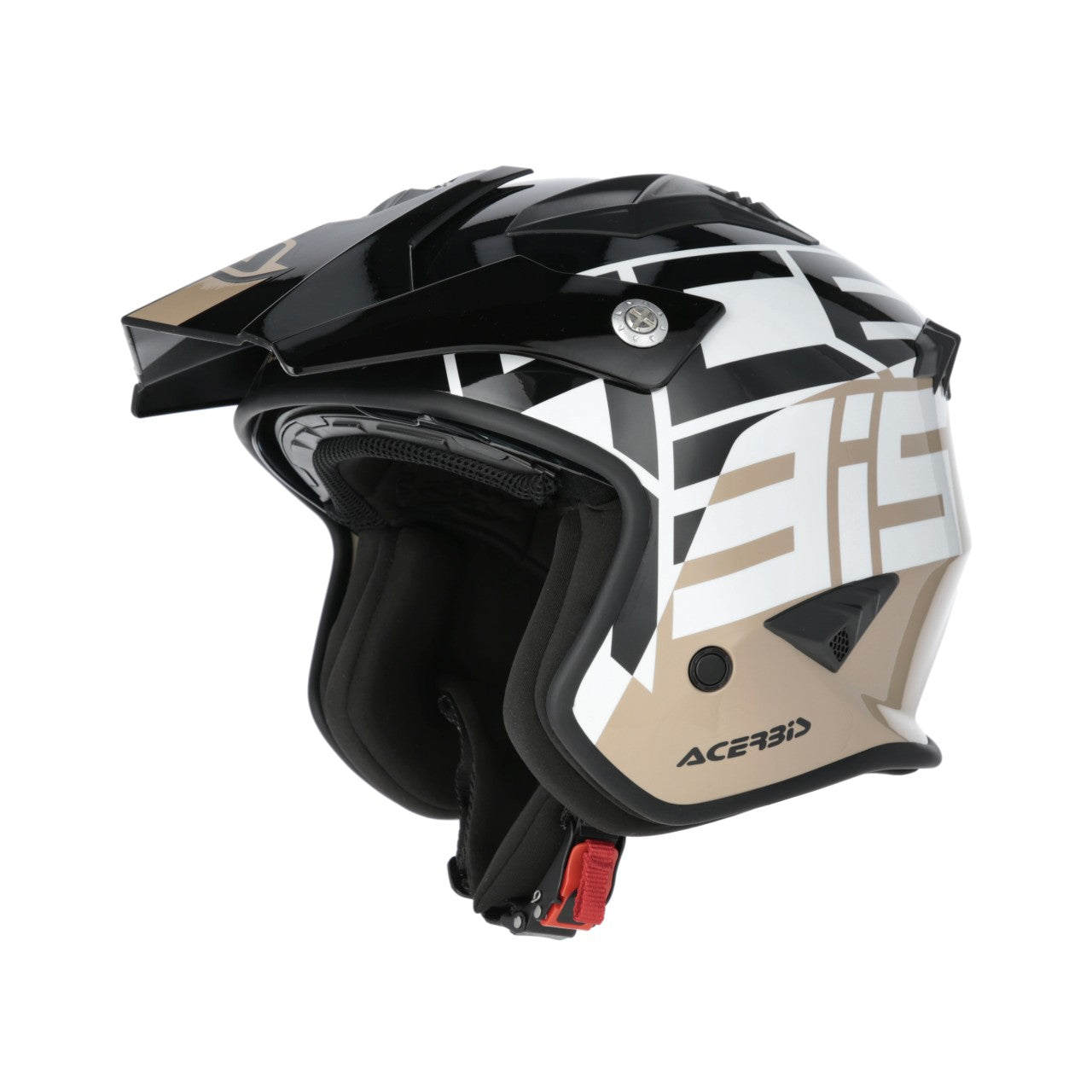 Acerbis Helm Jet Aria 2206 Sport schwarz-braun glossy