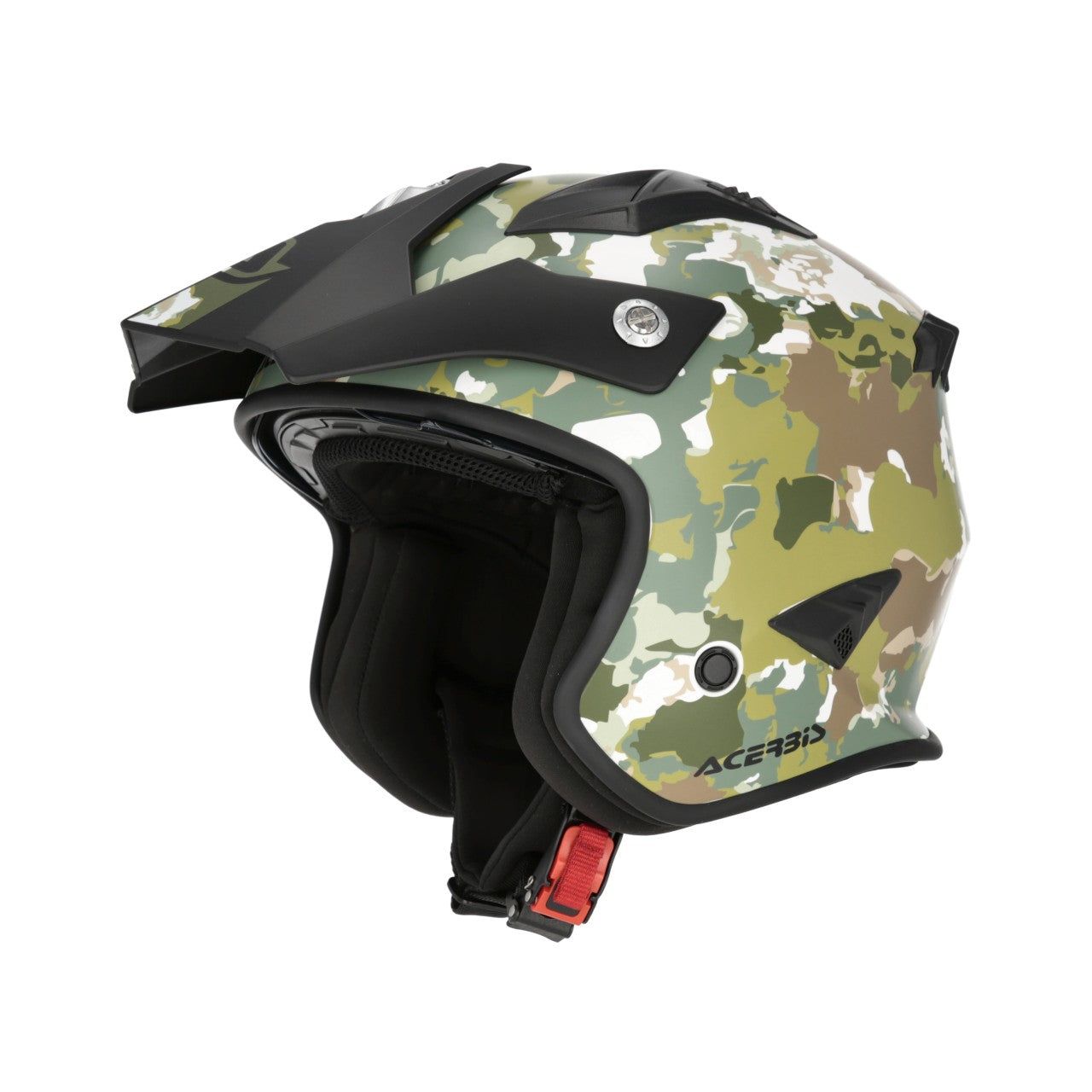 Acerbis Helm Jet Aria 2206 Sport grün-braun matt