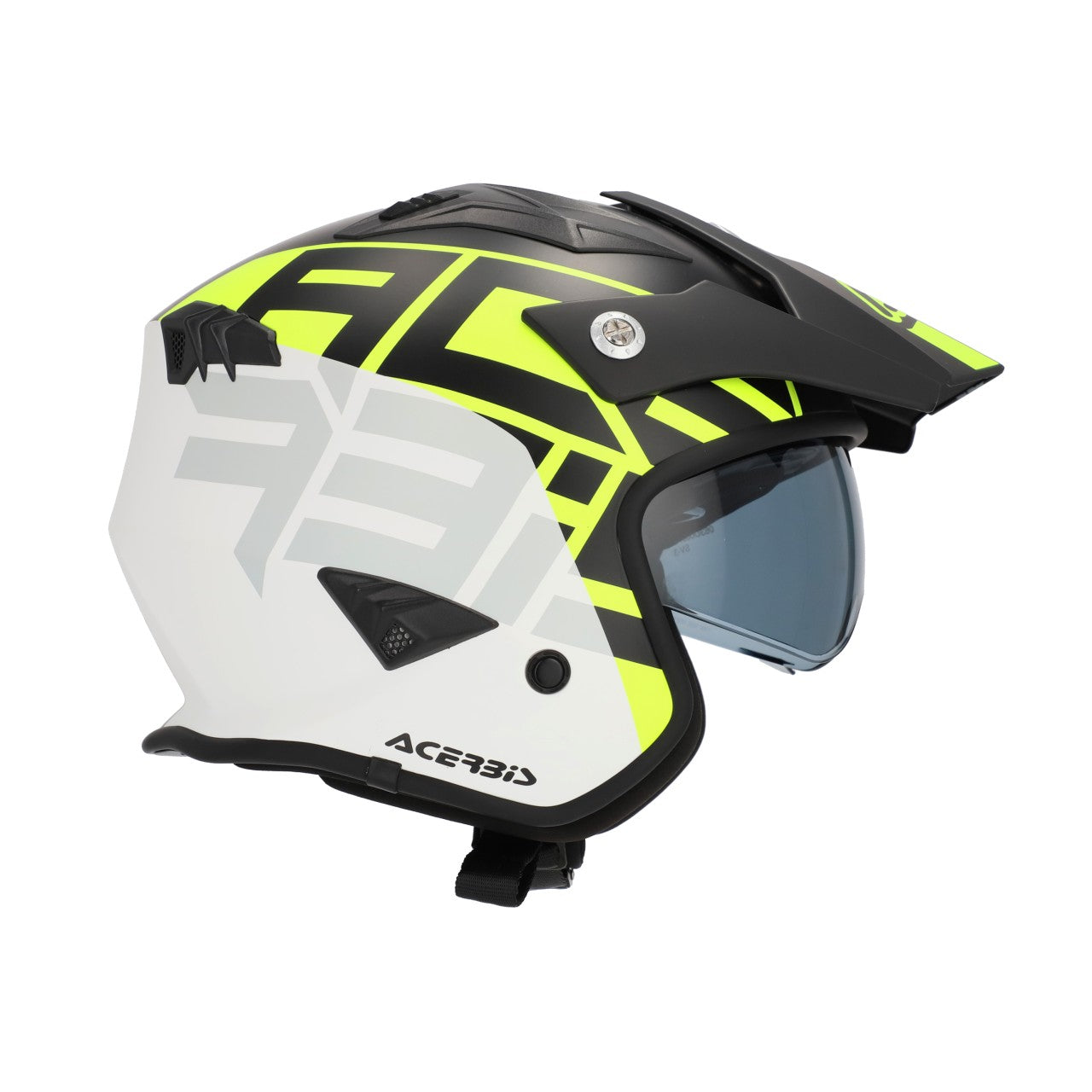 Acerbis Helm Jet Aria 2206 Sport schwarz-gelb-fluo matt