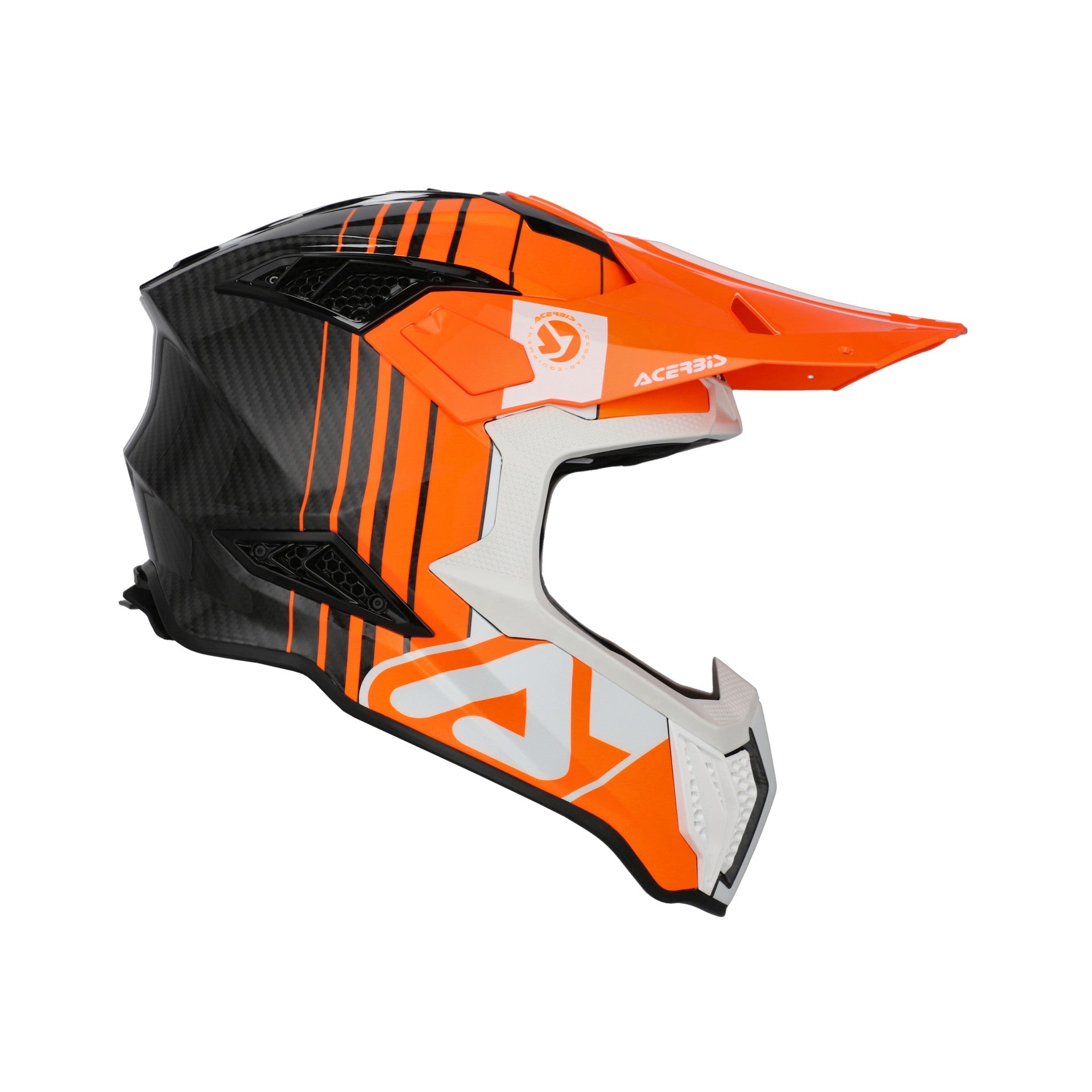 Acerbis Helm Airstrike-C orange-weiß