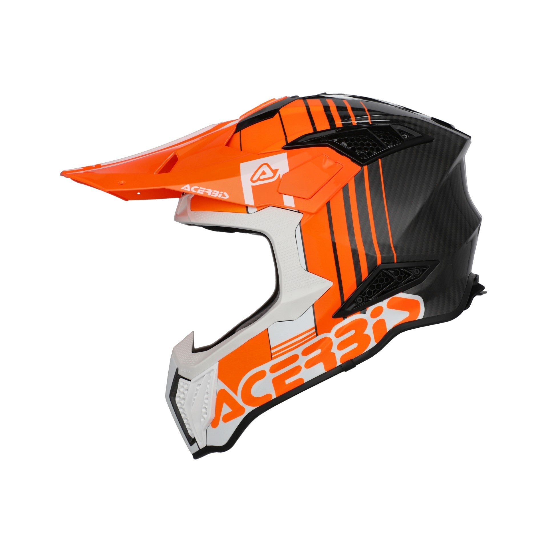 Acerbis Helm Airstrike-C orange-weiß