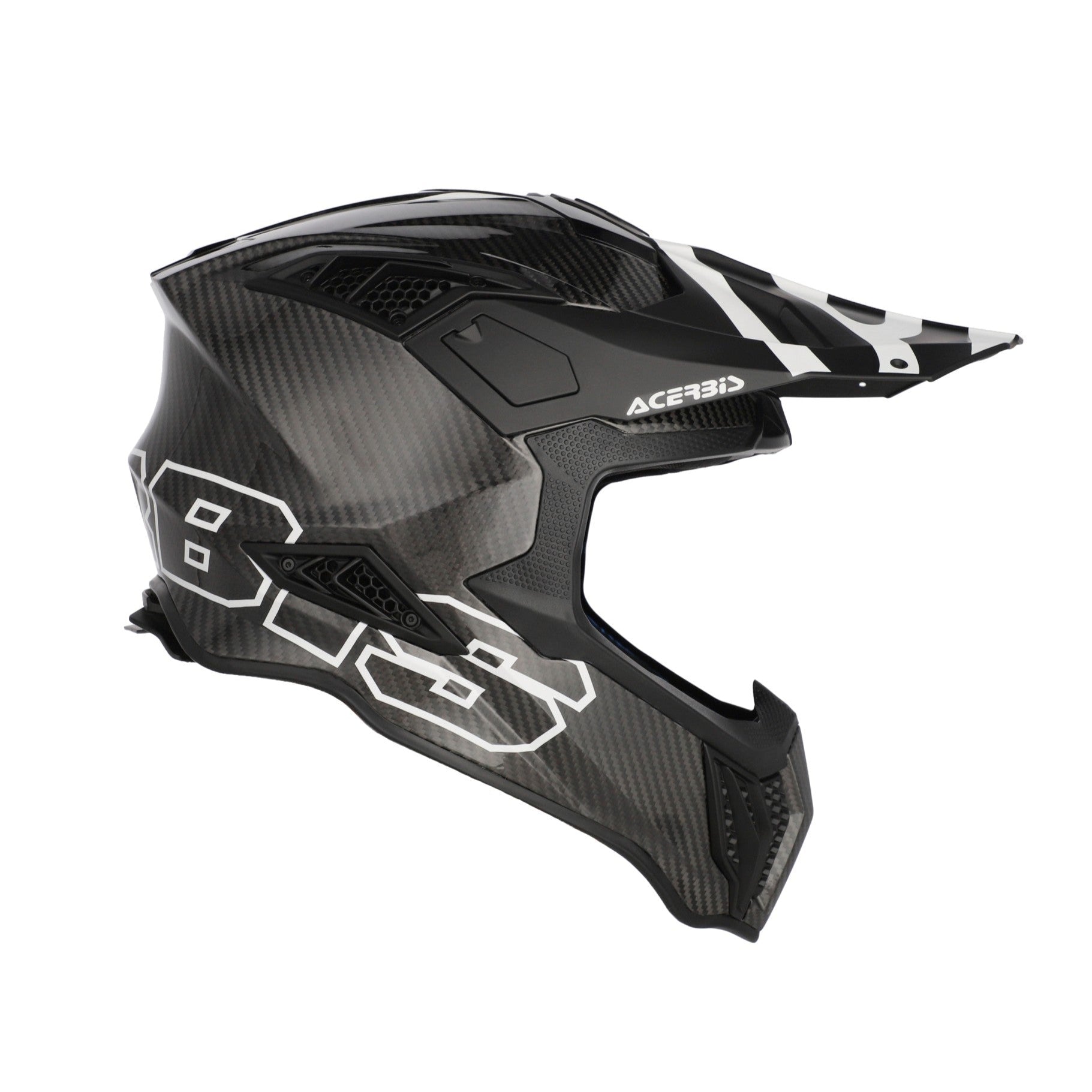 Acerbis Helm Airstrike-C schwarz-weiß