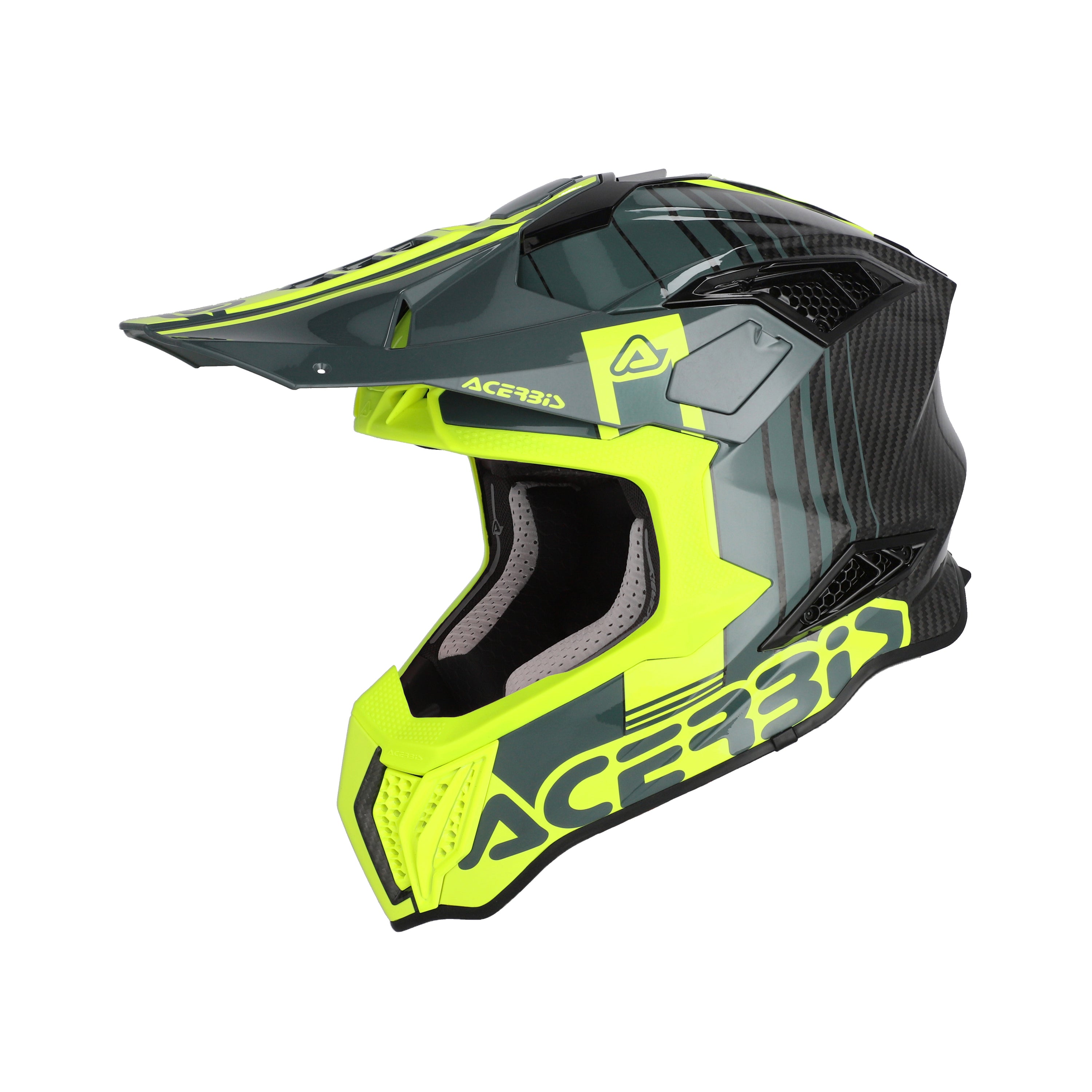 Acerbis Helm Airstrike-C schwarz-gelb-fluo