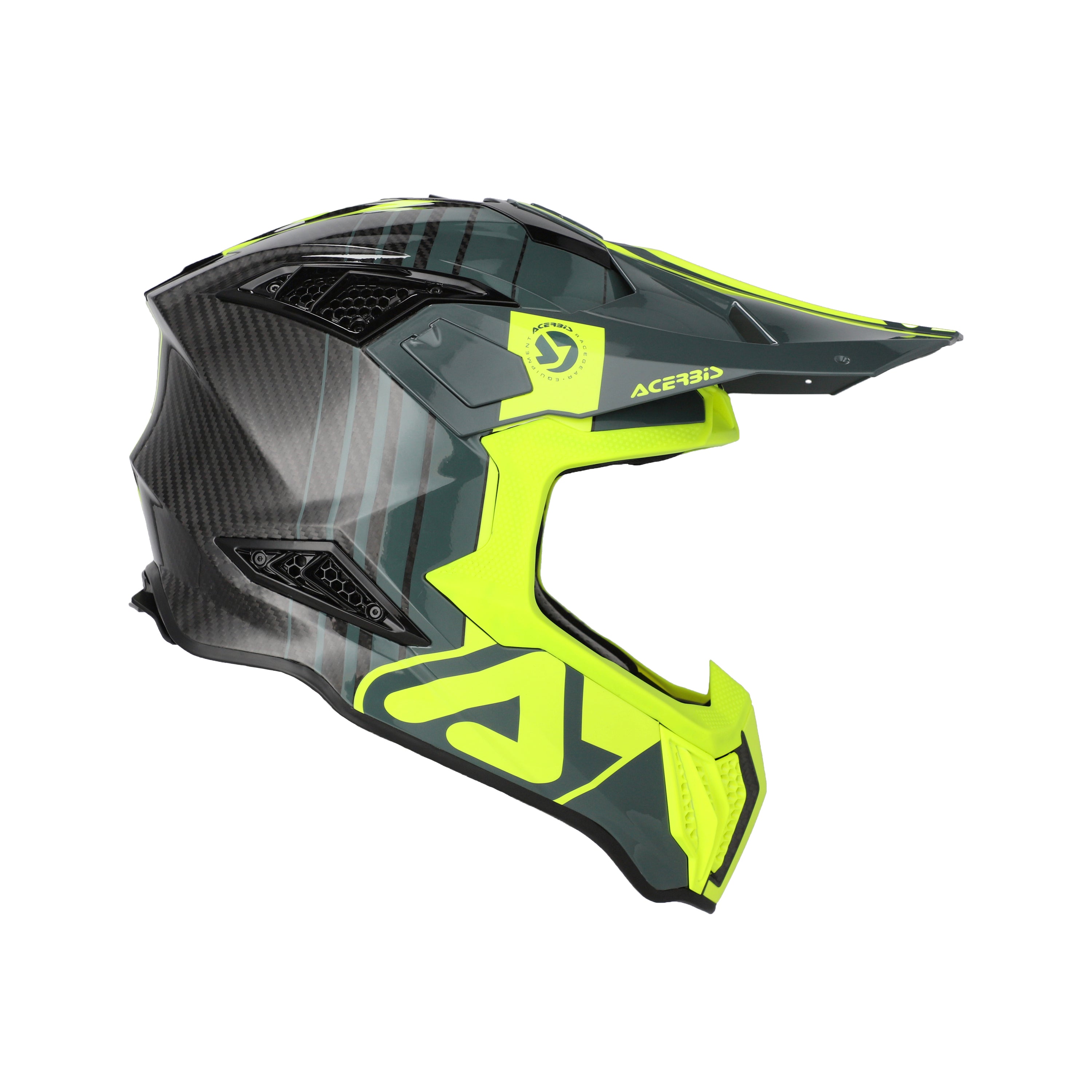 Acerbis Helm Airstrike-C schwarz-gelb-fluo
