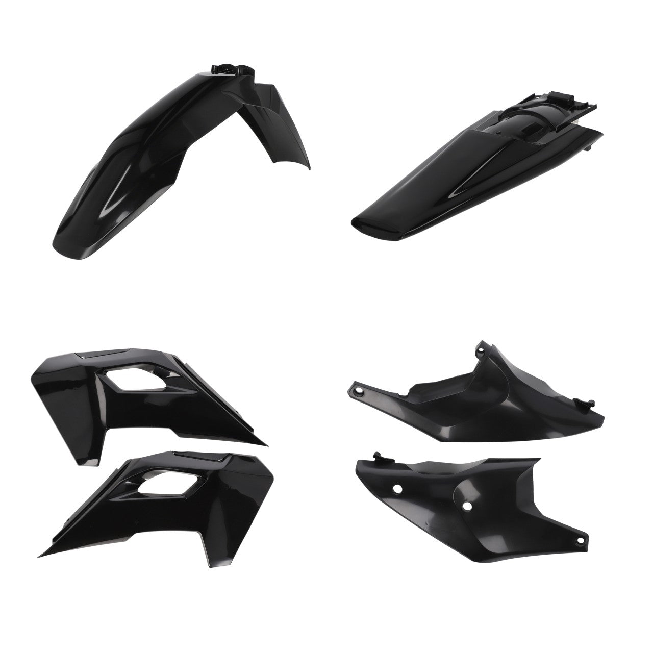 Acerbis Plastik Kit passend für Husqvarna schwarz / 4tlg.