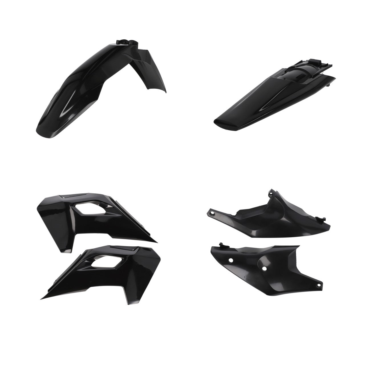 Acerbis Plastik Kit passend für Husqvarna schwarz / 4tlg.