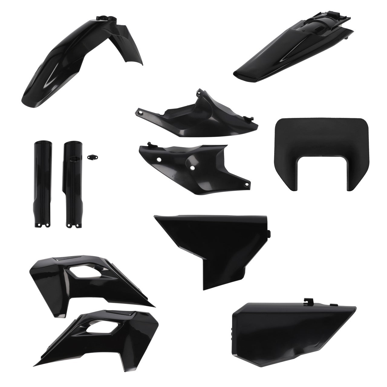 Acerbis Plastik Full Kit passend für Husqvarna schwarz / 8tlg.