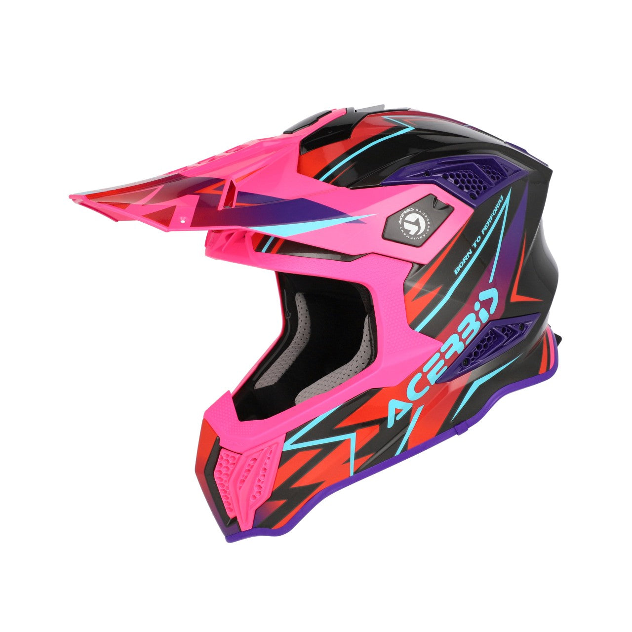 Acerbis Helm Airstrike-X schwarz-pink glossy