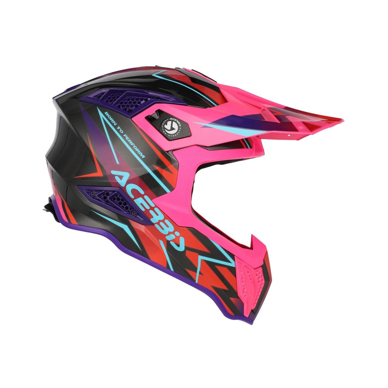 Acerbis Helm Airstrike-X schwarz-pink glossy