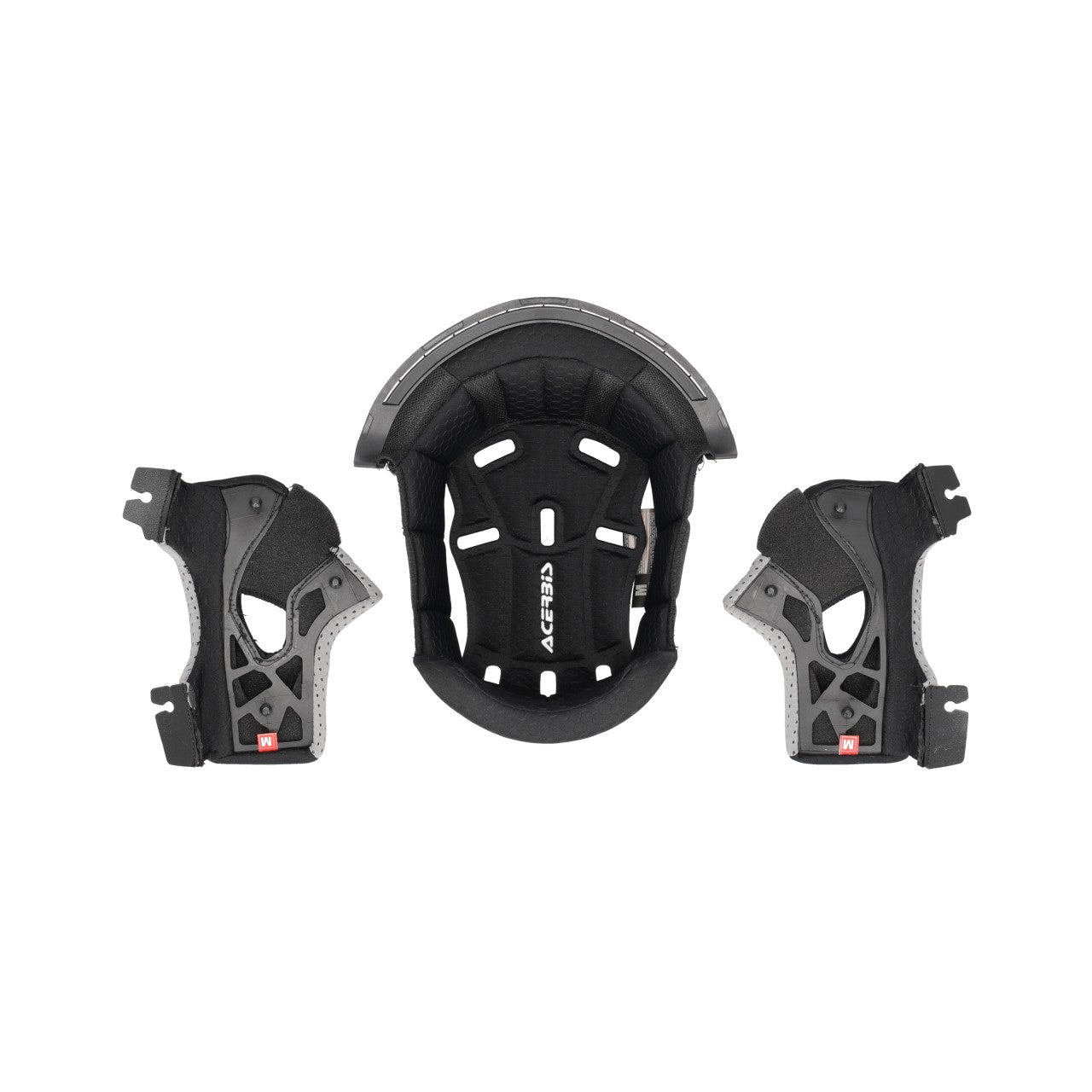Acerbis helmet lining Steel Carbon / VTR X-Track black-gray