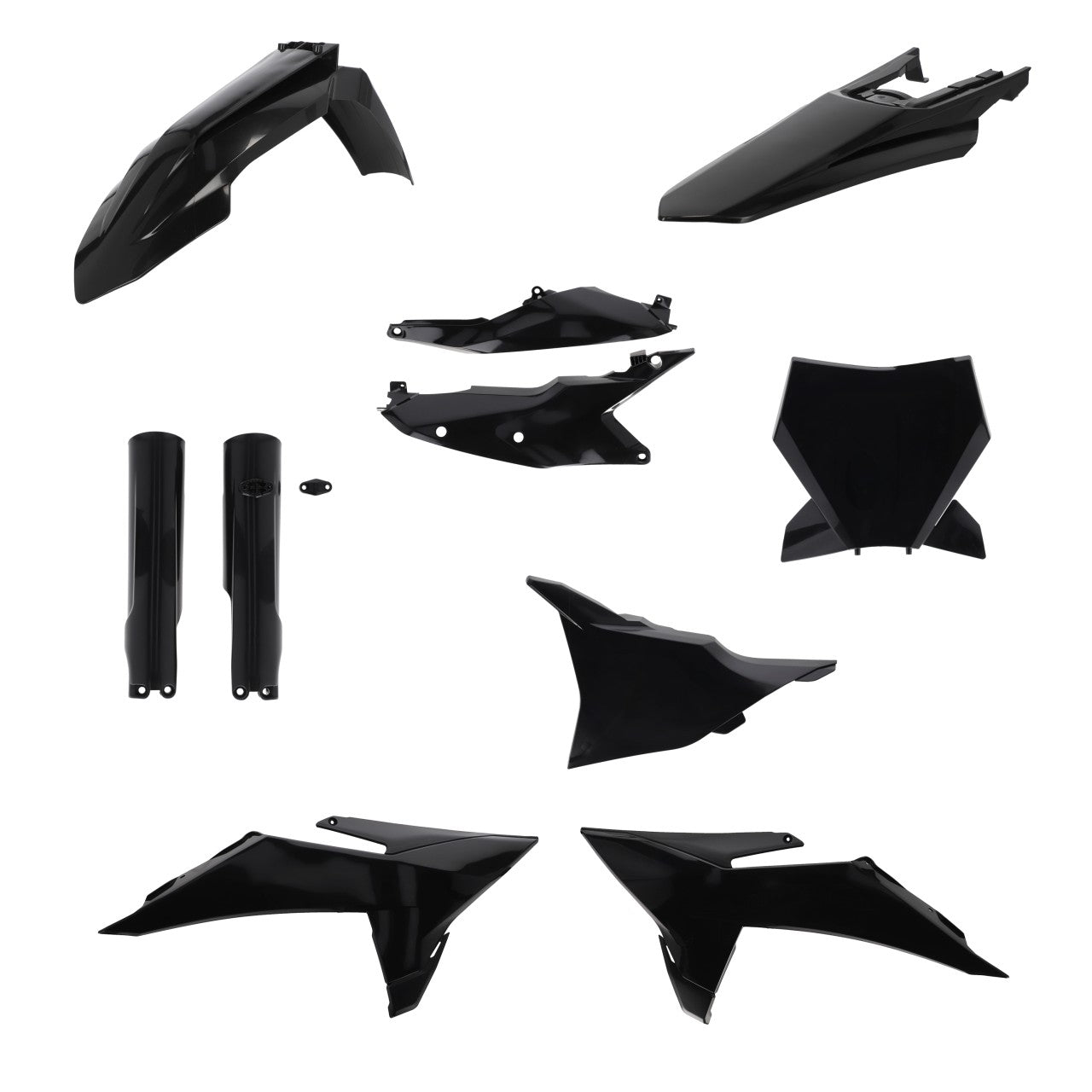Acerbis Plastik Full Kit passend für KTM schwarz / 7tlg.