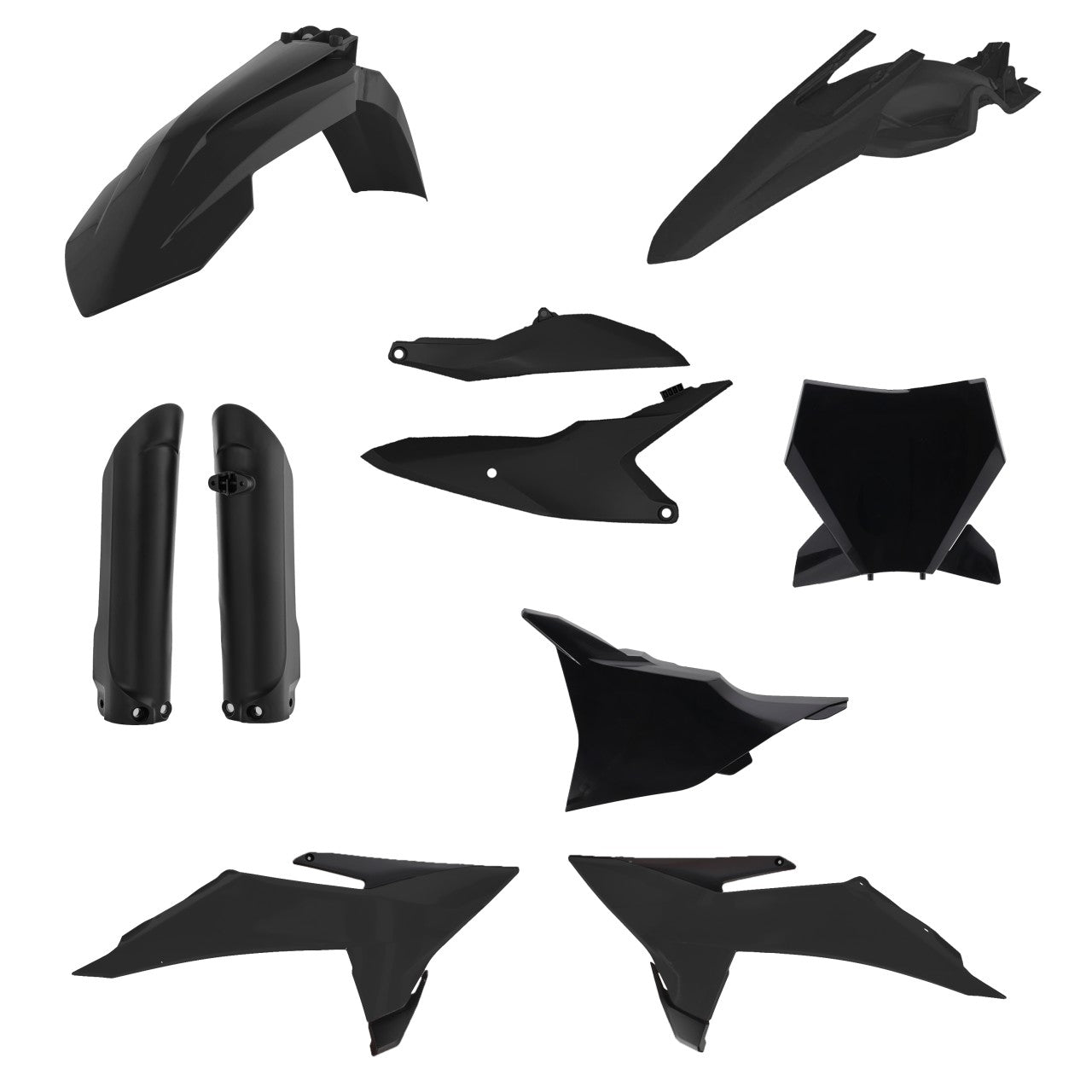 Acerbis Plastik Full Kit passend für KTM schwarz / 7tlg.