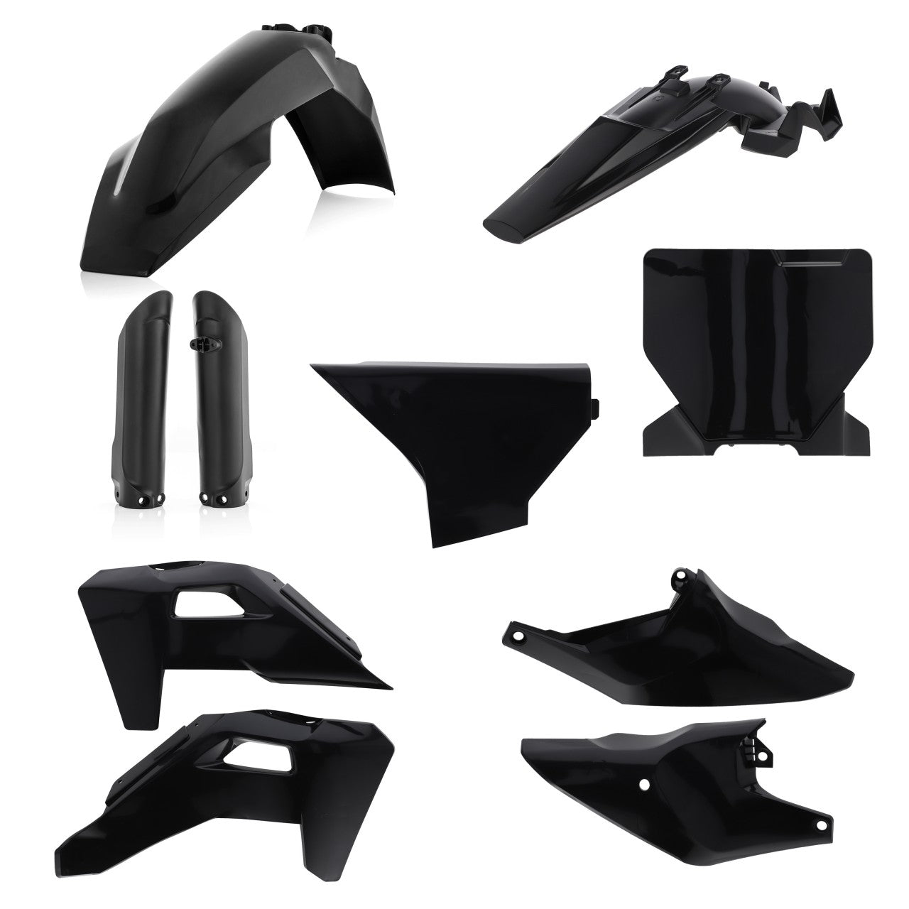 Acerbis Plastik Full Kit passend für Husqvarna schwarz / 7tlg.