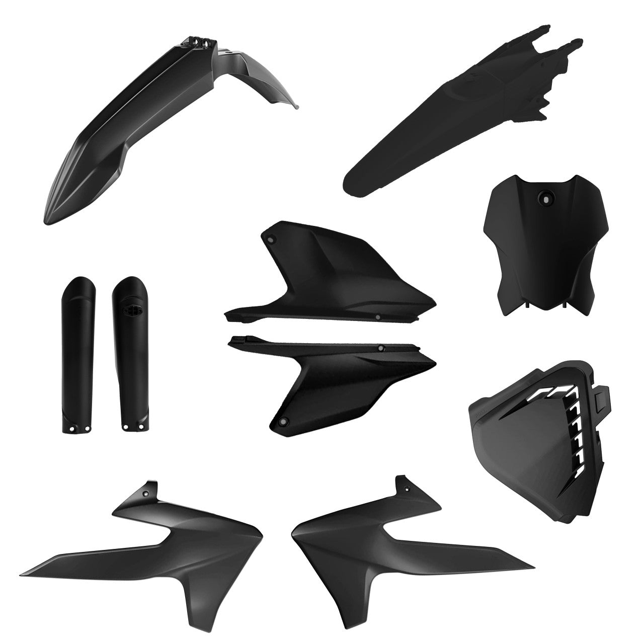 Acerbis Plastik Full Kit passend für Triumph schwarz / 7tlg.