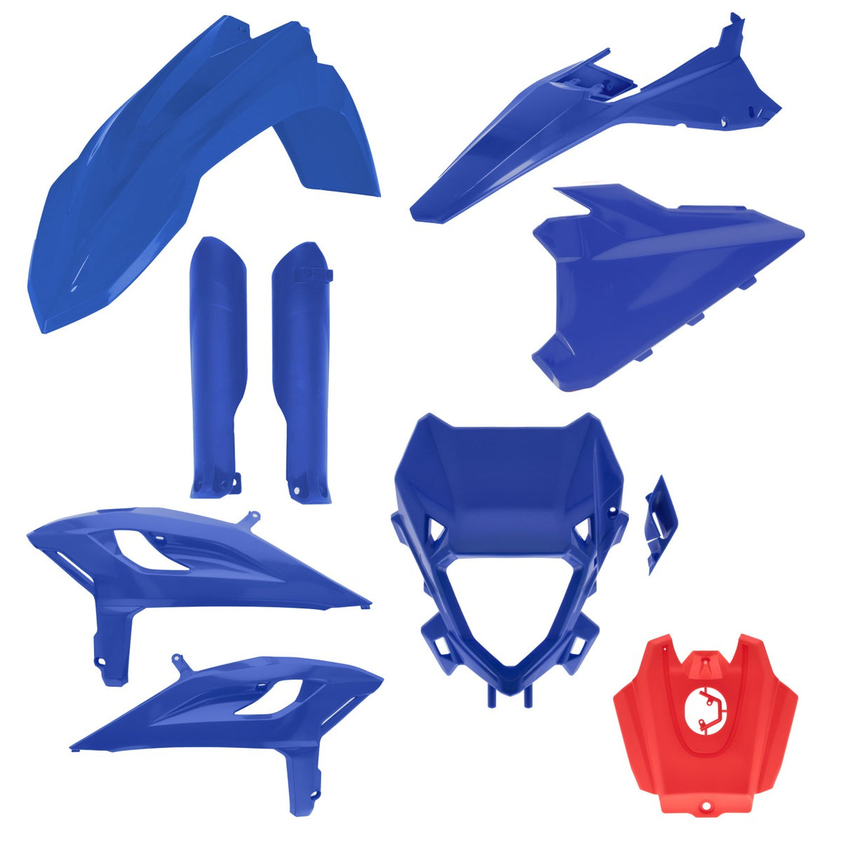 Acerbis Plastic Full Kit for Beta blue-red / 7-piece