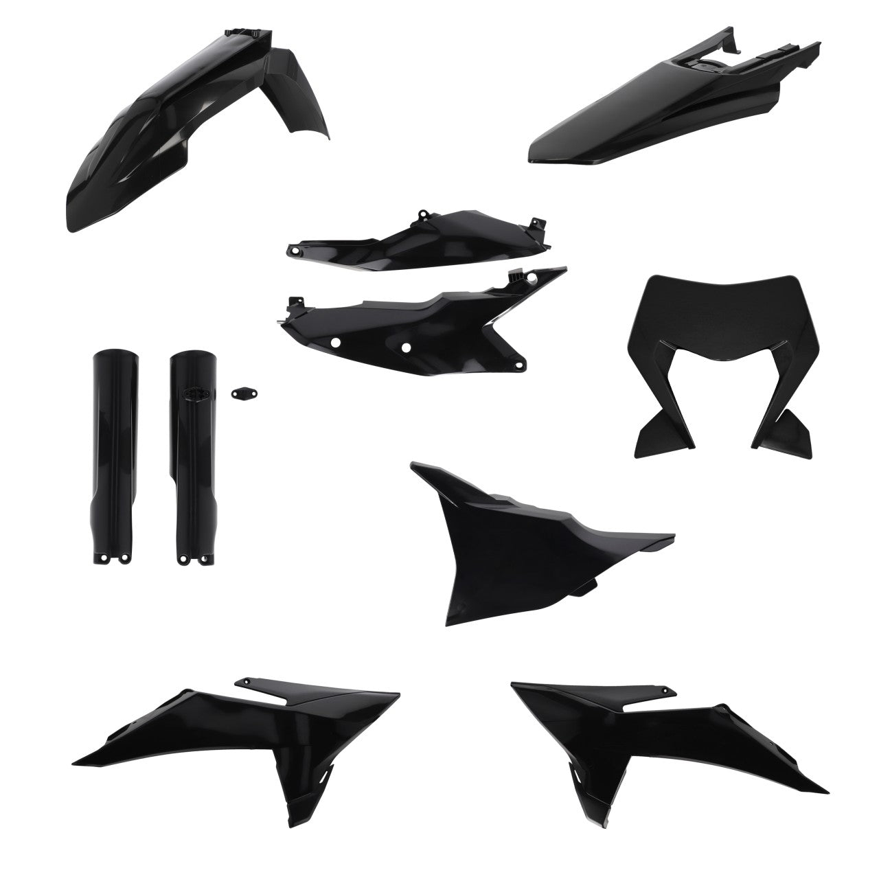 Acerbis Plastik Full Kit passend für KTM schwarz / 7tlg.