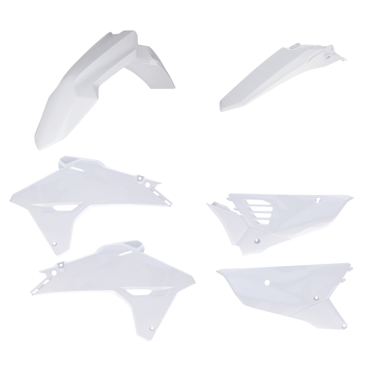 Kit de plástico Acerbis compatible con Honda, blanco / 4 piezas