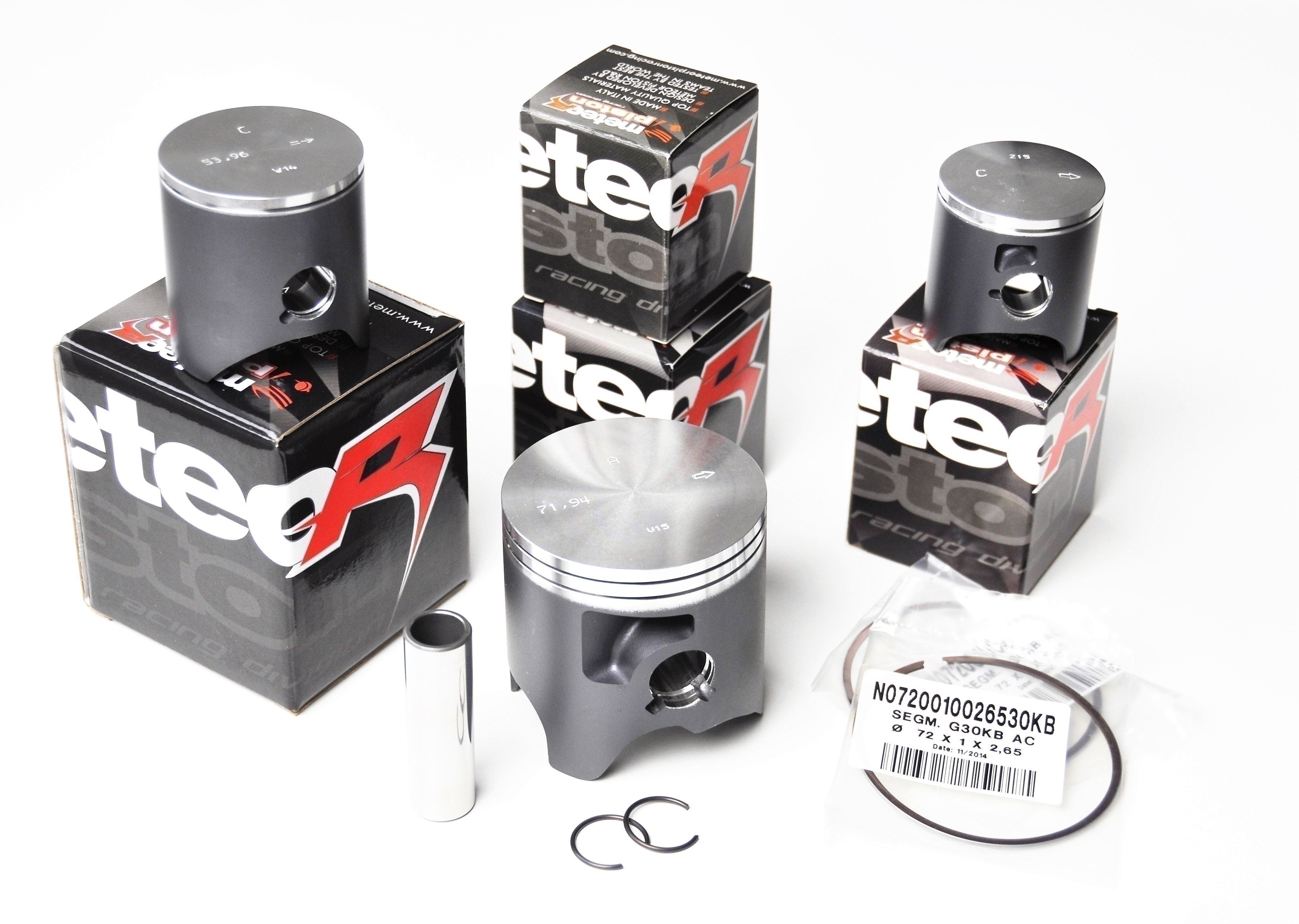 Meteor Kolbenkit passend für KTM / Husqvarna / GasGas Racing 12°  / 2 Kolbenring Keystone