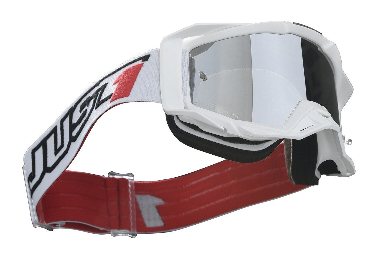 Just1 Brille Iris Camo Solid Matt weiß