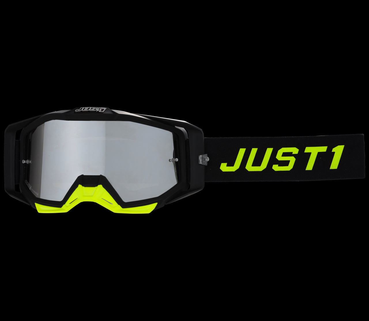 Just1 Brille Iris Pulsar 2.0 schwarz-gelb-fluo