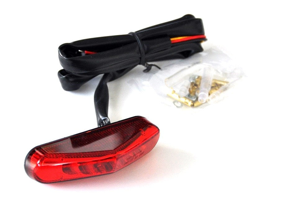 Unidad de luz trasera LED UFO compatible con Beta negro-rojo