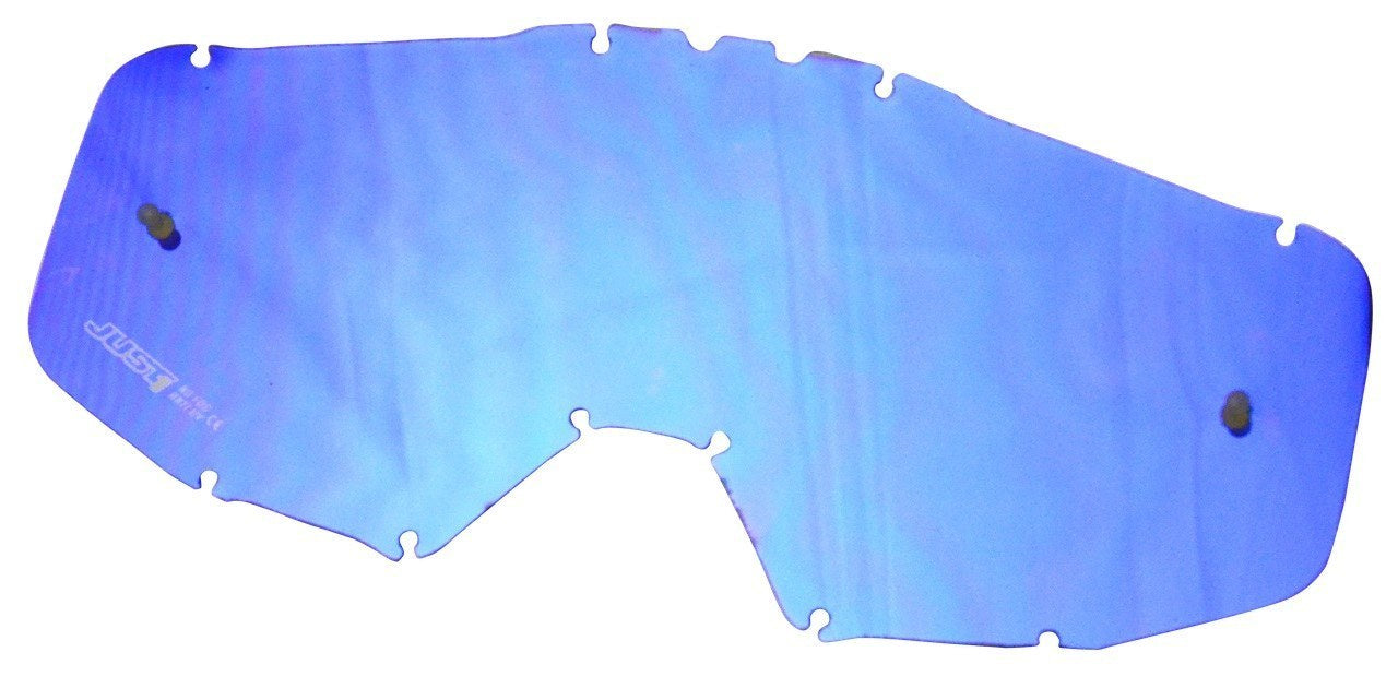 Just1 Brillenglas blau verspiegelt