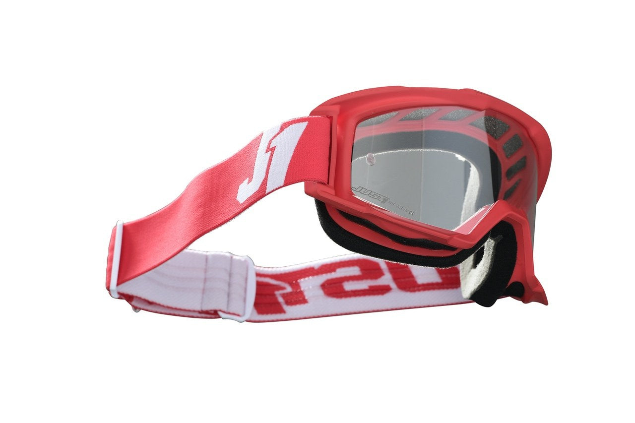 Just1 Brille Vitro rot-weiß