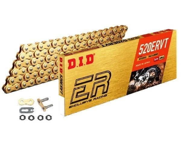 DID Chain 520 ERVT Gold Racing X-Ring T520/G118