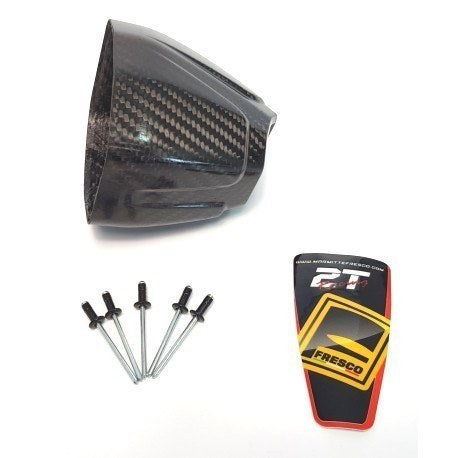 Fresco Endkappe Carbon Carby passend für Beta / Rieju / KTM / Husqvarna / GasGas / Sherco / TM / Yamaha