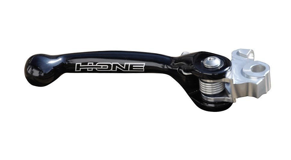 H-ONE Bremshebel Flex passend für Yamaha / Kawasaki / Fantic schwarz / Nissin