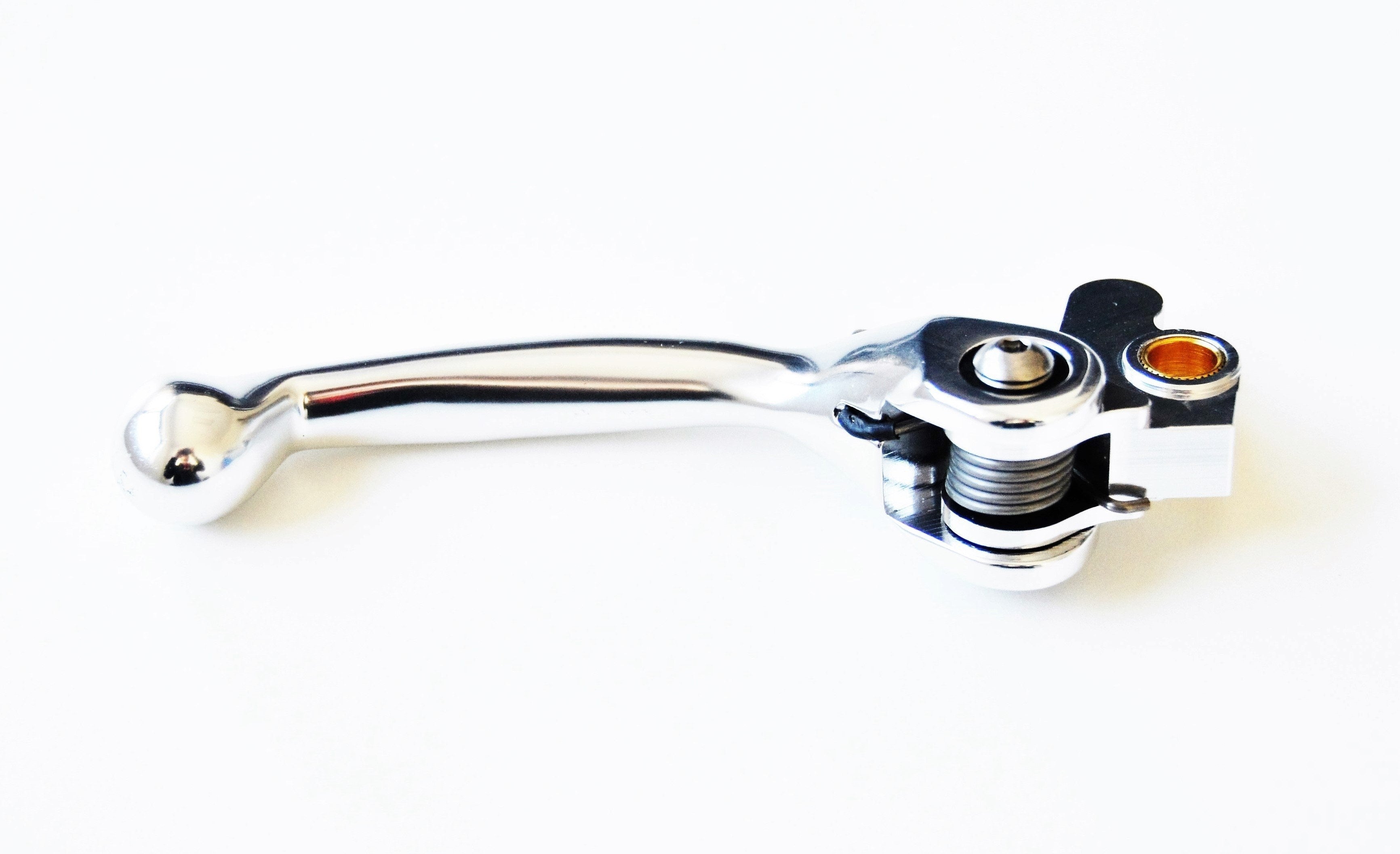 H-ONE Bremshebel Flex passend für Honda / Yamaha / Suzuki / Kawasaki / Beta / GasGas / TM / Sherco / Nissin silber