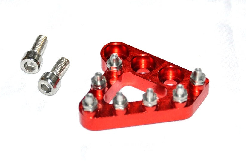 H-ONE Endstück Fußbremshebel ALU passend für Beta rot