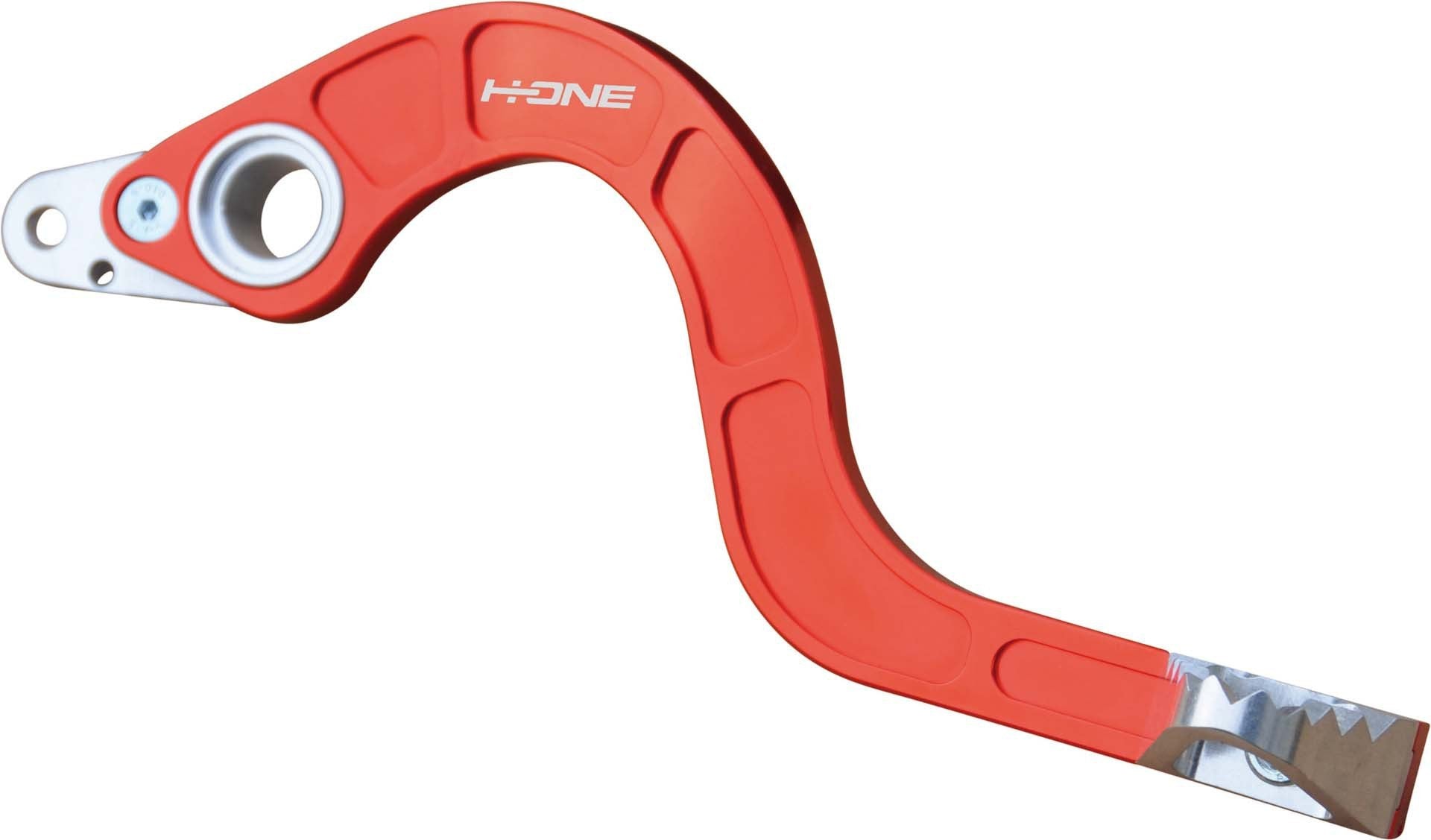 SALE% - H-ONE Fußbremshebel Pro passend für Honda rot-silber