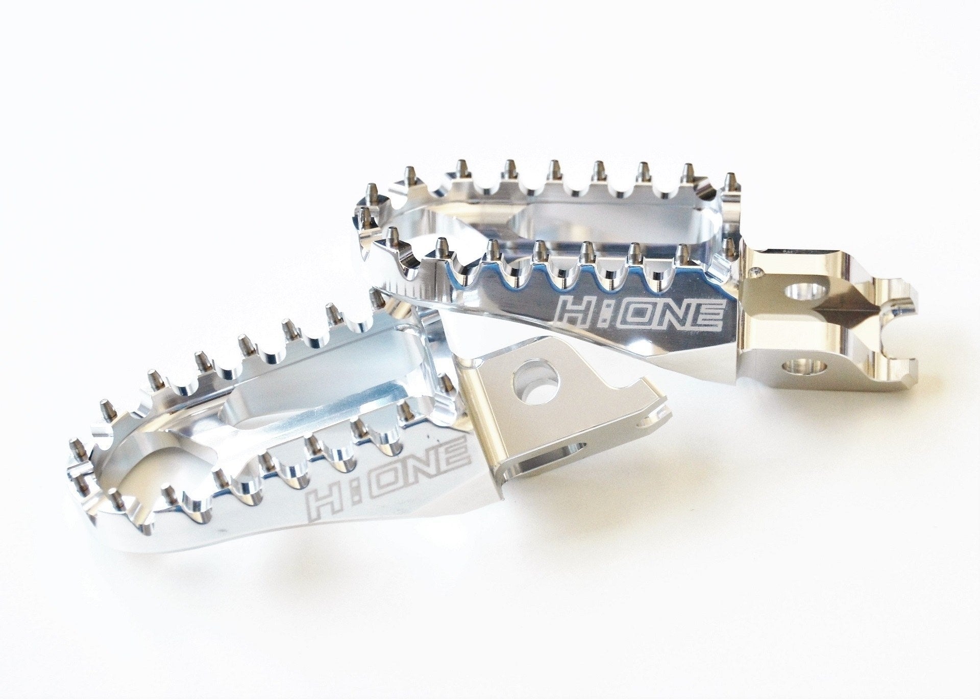 H-ONE Fußrasten Y10 passend für Honda / Kawasaki silber