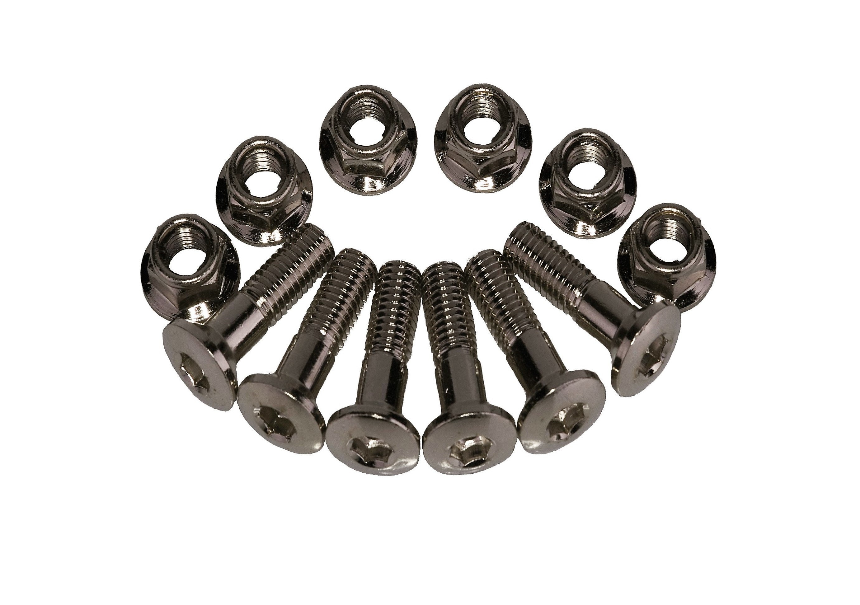 Haan Kettenradschrauben M8x30 silber