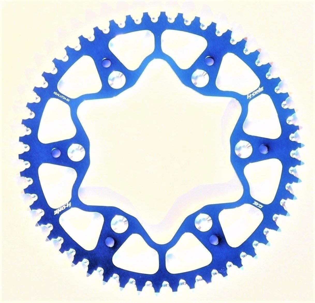 H-ONE Kettenrad Alu V2 passend für KTM / Husqvarna / GasGas blau