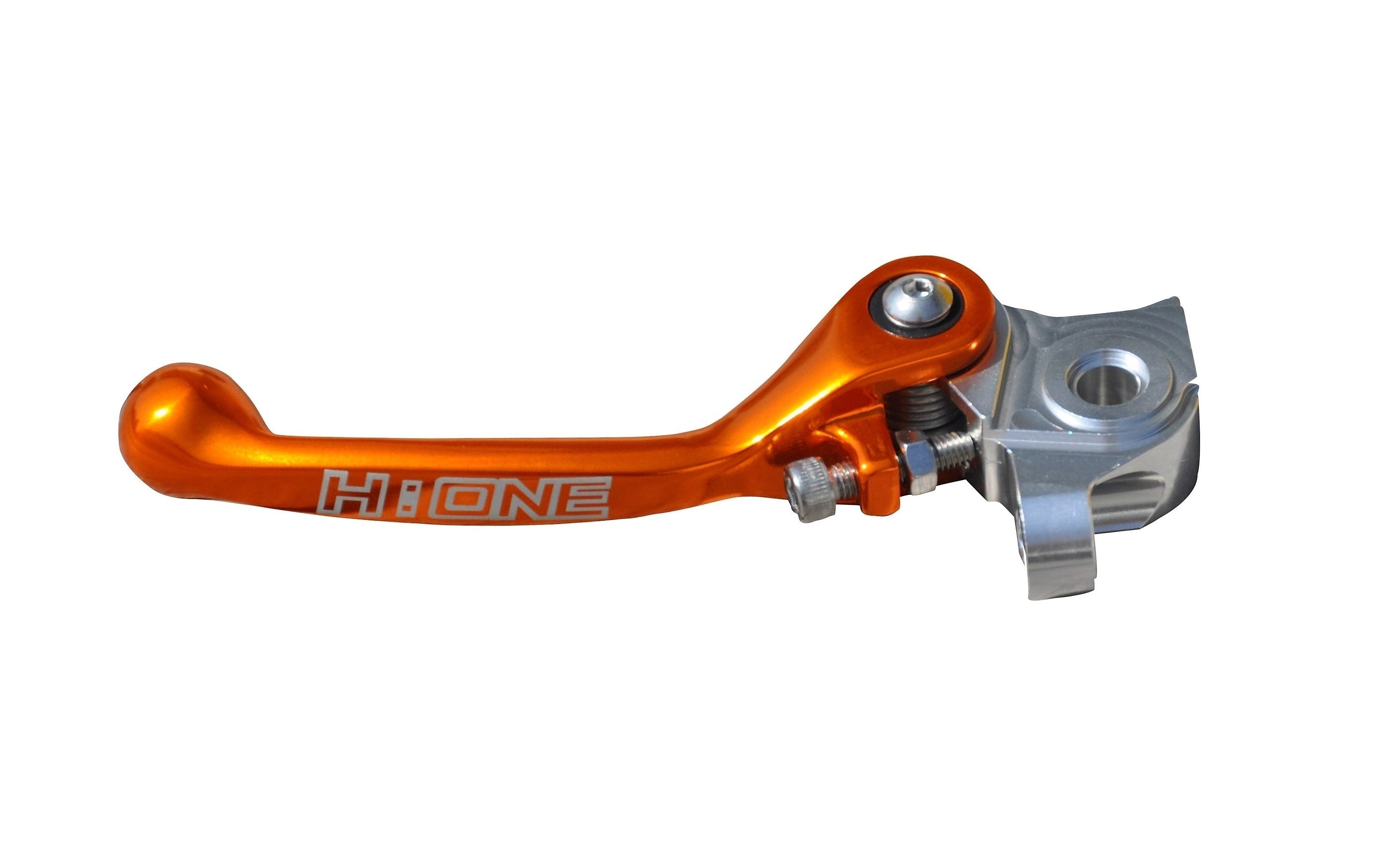 H-ONE Kupplungshebel Flex passend für KTM / Husqvarna / Beta / TM / Sherco / Fantic / Brembo kurz orange